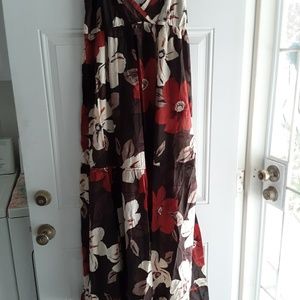 XL floral maxi dress